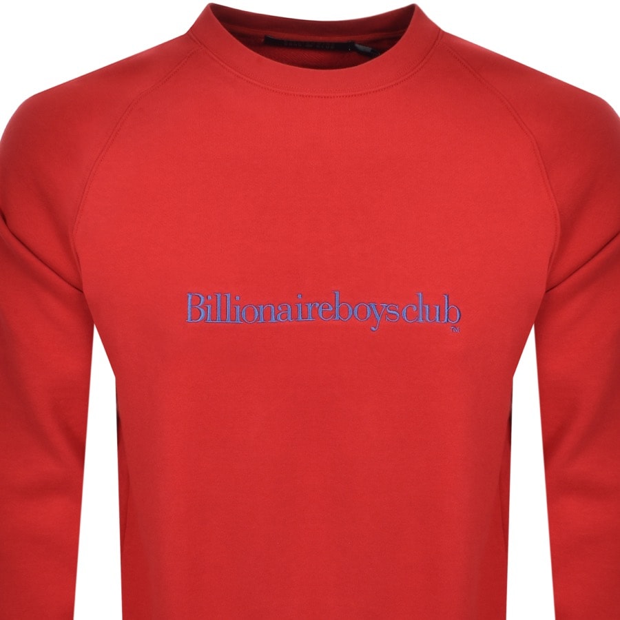 Alternative Image for ProductBillionaire Boys Club Logo Sweatshirt Red2